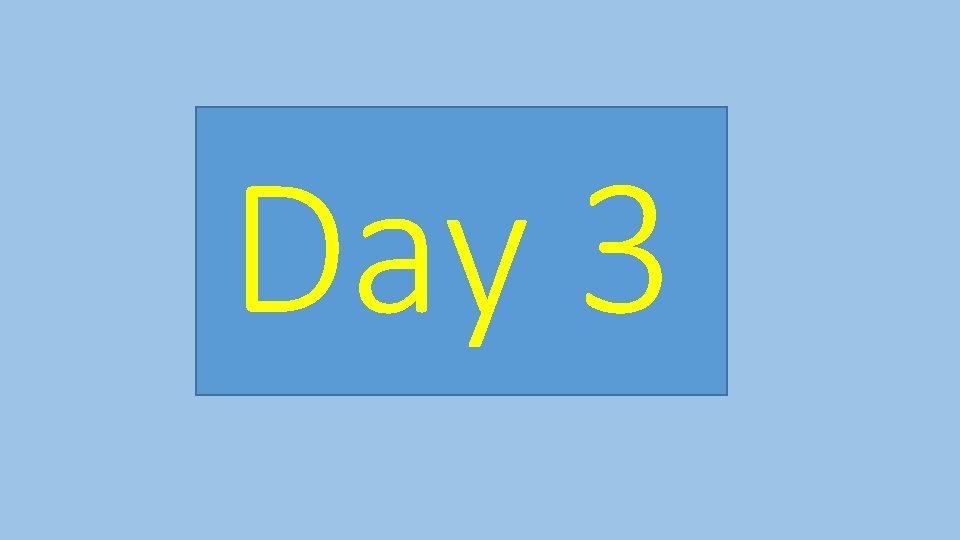 Day 3 