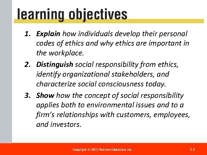 1. Explain how individuals develop their personal codes of ethics and why ethics are
