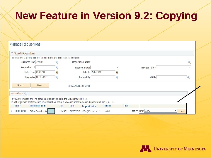 New Feature in Version 9. 2: Copying 