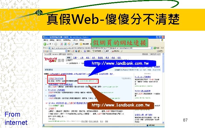 真假Web-傻傻分不清楚 From internet 87 真假Web-傻傻分不清楚 From internet 87
