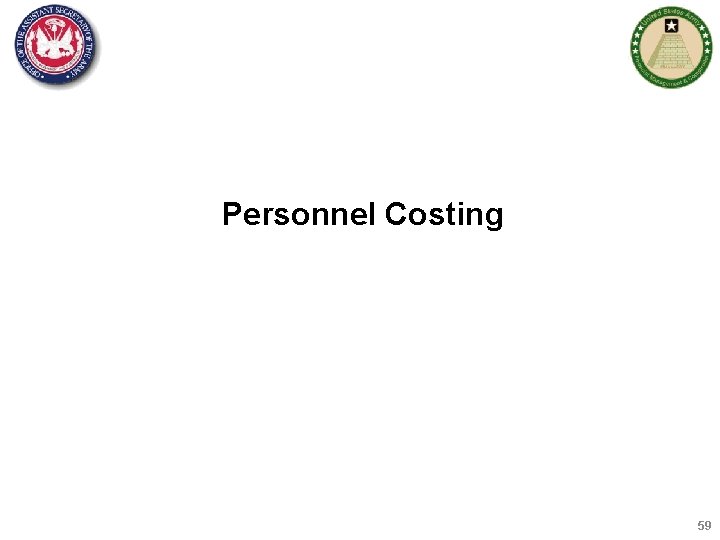 Personnel Costing 59 