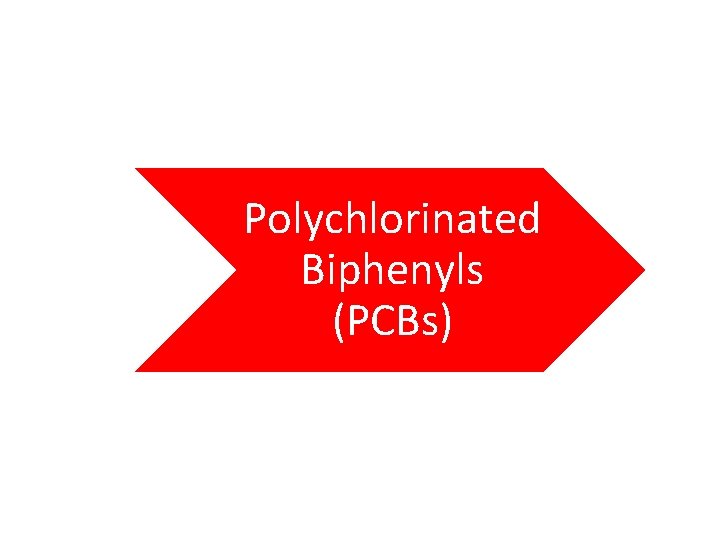 Polychlorinated Biphenyls (PCBs) 