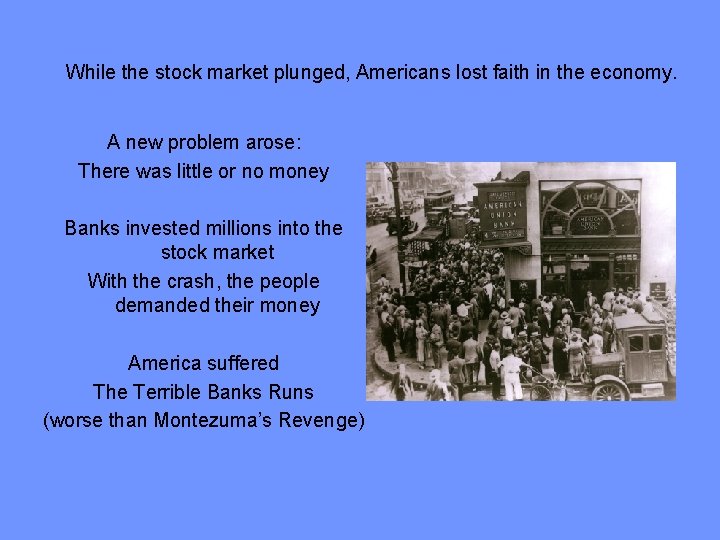 While the stock market plunged, Americans lost faith in the economy. A new problem