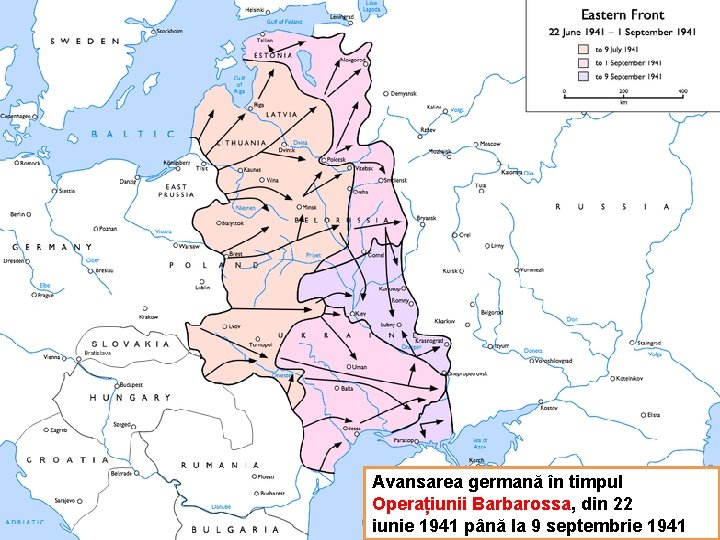 Avansarea germană în timpul Operațiunii Barbarossa, din 22 iunie 1941 până la 9 septembrie