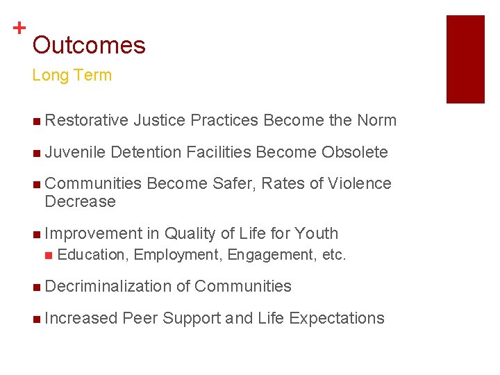 Restorative Justice Hubs Safe Places in Chicago Illinois