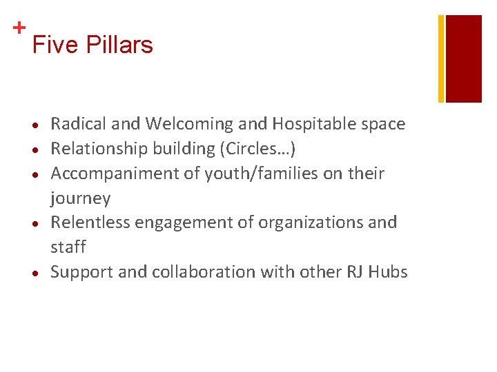 Restorative Justice Hubs Safe Places in Chicago Illinois