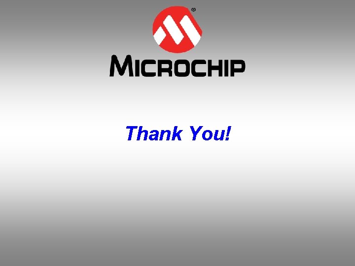 Thank You! 