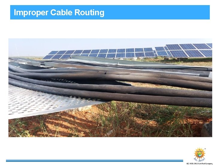 Improper Cable Routing 