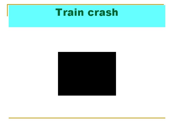 Train crash 