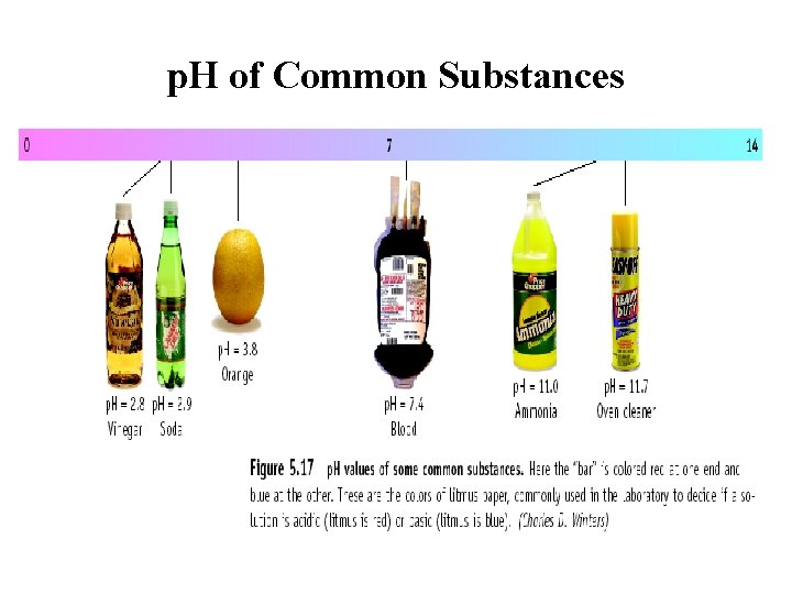 p. H of Common Substances 