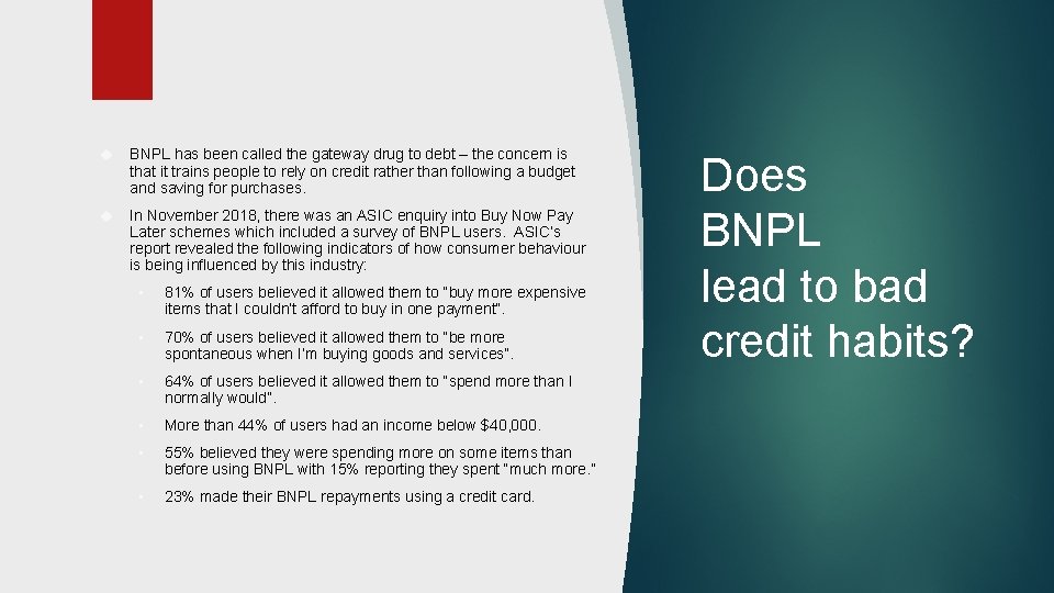  BNPL has been called the gateway drug to debt – the concern is