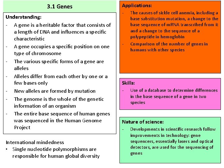 3. 1 Genes Understanding: - A gene is a heritable factor that consists of