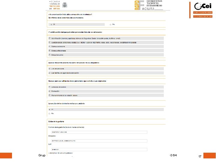 Grupo. Cei. net Rekalde 1, 1ªPlanta Local 41 B – Edif. Irubide 20160 LASARTE-ORIA