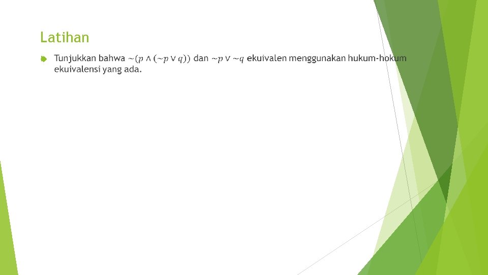 Latihan 