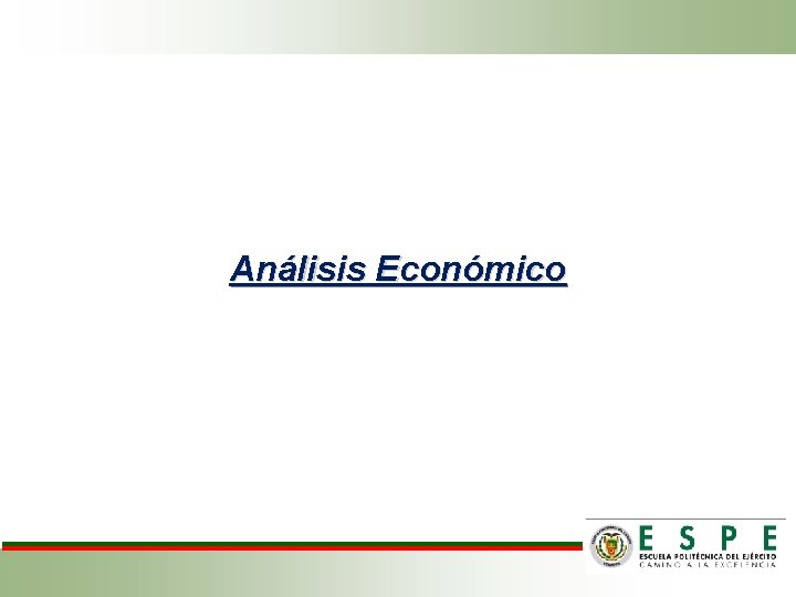 Análisis Económico 