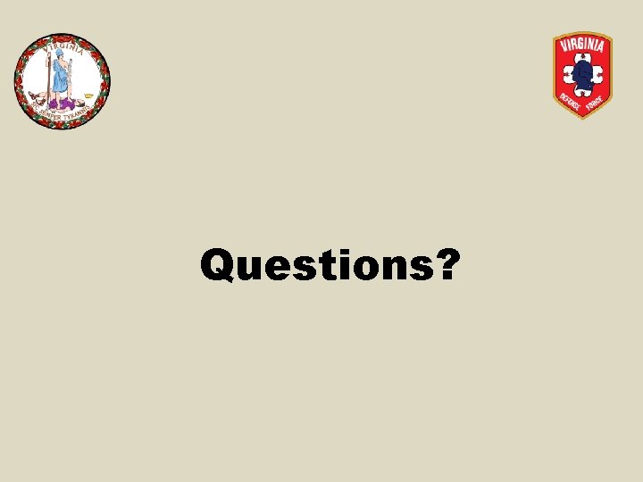 Questions? 