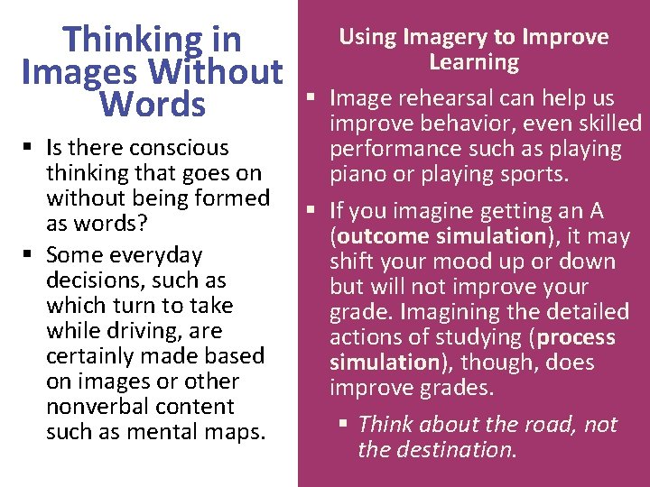 Thinking in Images Without Words § Is there conscious thinking that goes on without Thinking in Images Without Words § Is there conscious thinking that goes on without