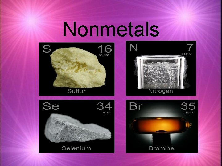 Nonmetals 