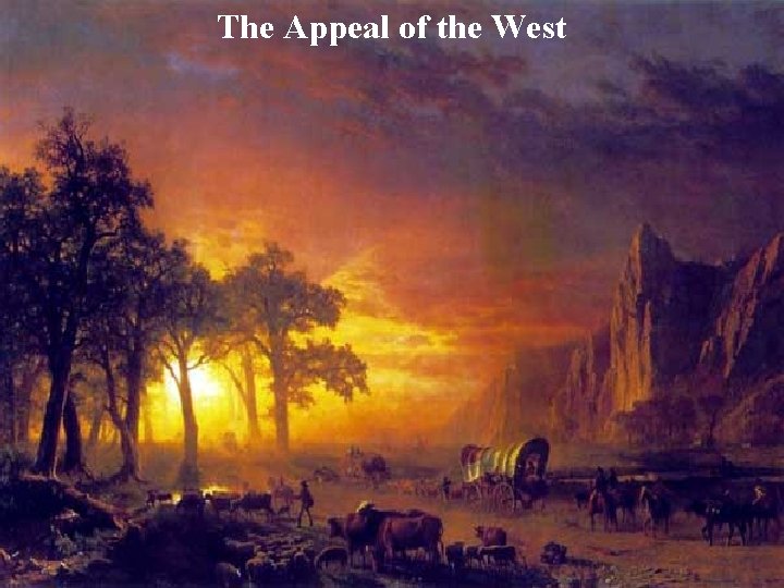 The Appeal of the West 