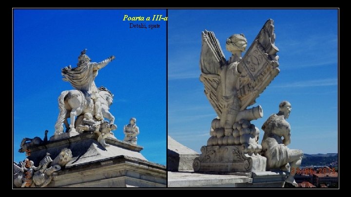 Poarta a III-a Detalii, spate 