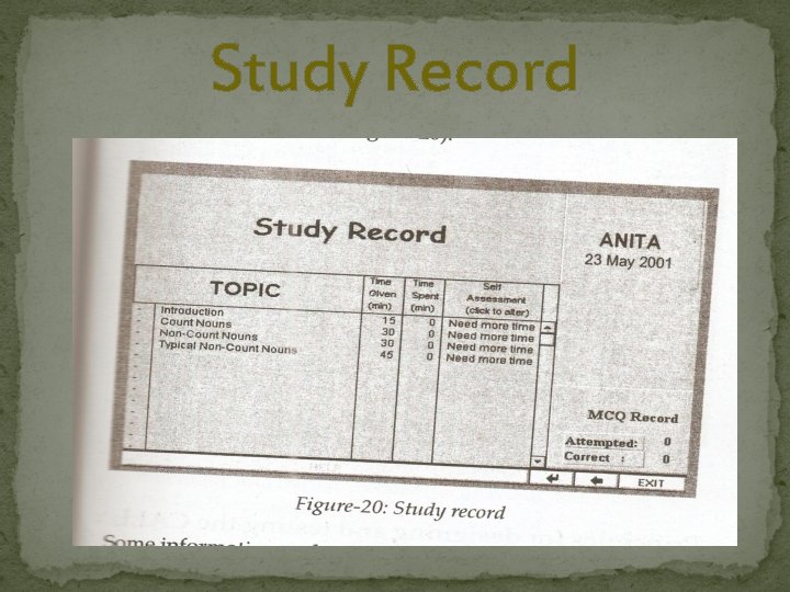Study Record 
