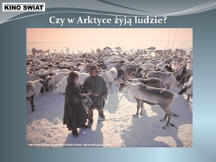 Czy w Arktyce żyją ludzie? http: //encyklopedia. pwn. pl/haslo/Arktyka-Ludnosc-i-gospodarka; 4019357. html 