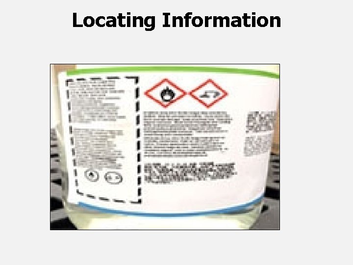 Locating Information Source: OSHA 