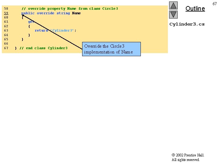 58 59 60 61 62 63 64 65 66 67 // override property Name