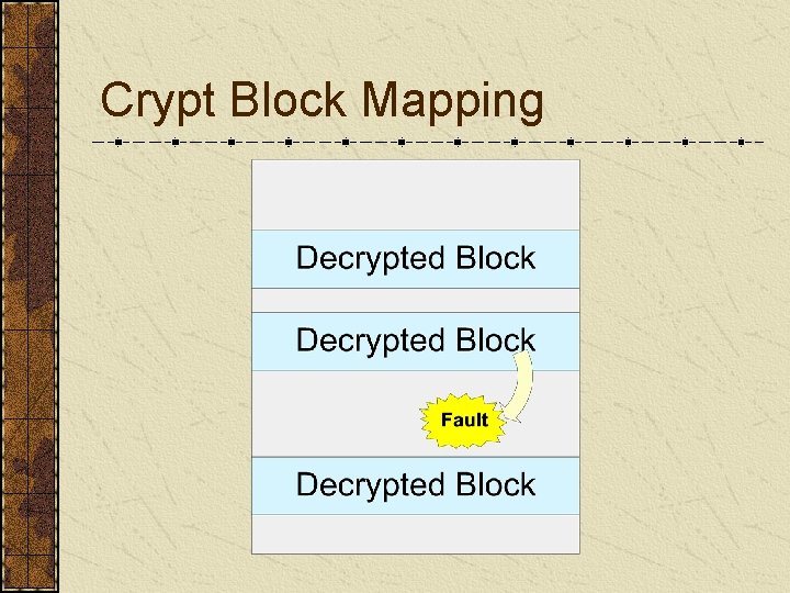 Crypt Block Mapping 