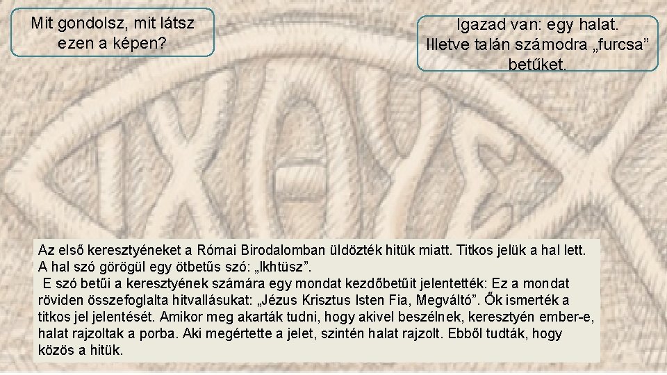 Mit gondolsz, mit látsz ezen a képen? Igazad van: egy halat. Illetve talán számodra