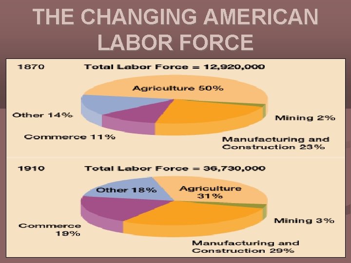 THE CHANGING AMERICAN LABOR FORCE 