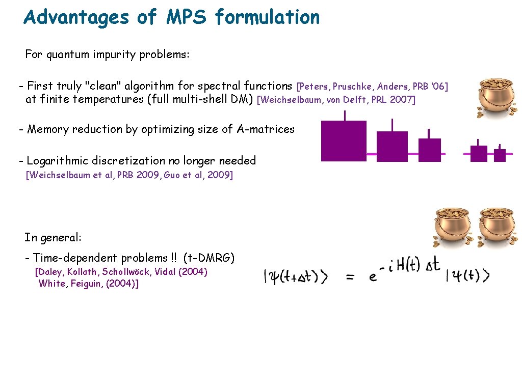 Advantages of MPS formulation For quantum impurity problems: - First truly "clean" algorithm for