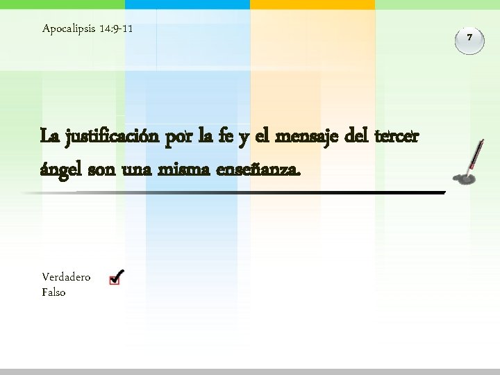 Apocalipsis 14: 9 -11 La justificación por la fe y el mensaje del tercer