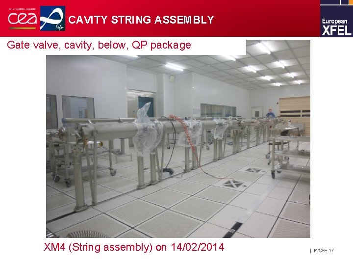 CAVITY STRING ASSEMBLY Gate valve, cavity, below, QP package XM 4 (String assembly) on