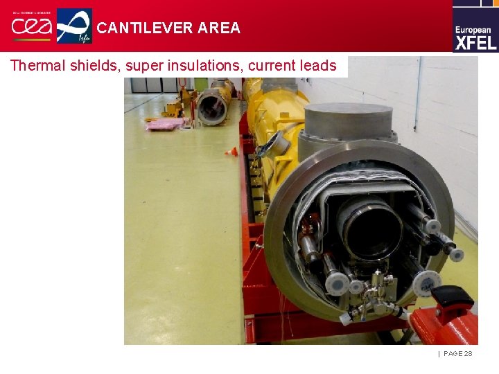 CANTILEVER AREA Thermal shields, super insulations, current leads | PAGE 28 