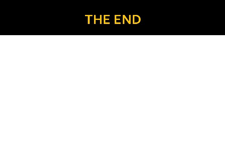 THE END 