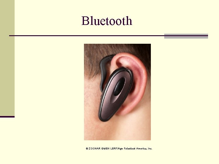 Bluetooth © ZOONAR GMBH LBRF/Age Fotostock America, Inc. 