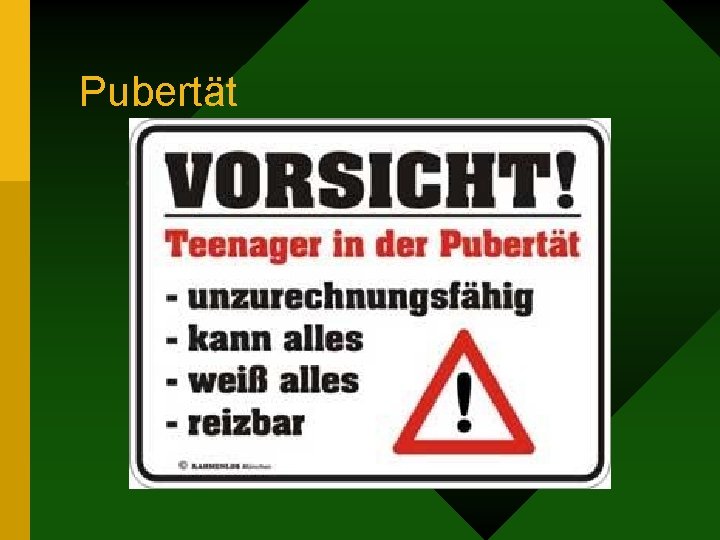 Pubertät 