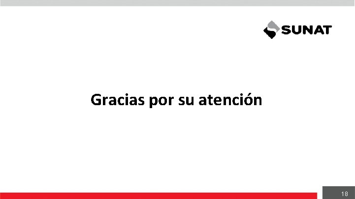 Gracias por su atención 18 