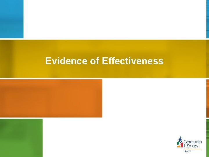 Evidence of Effectiveness 