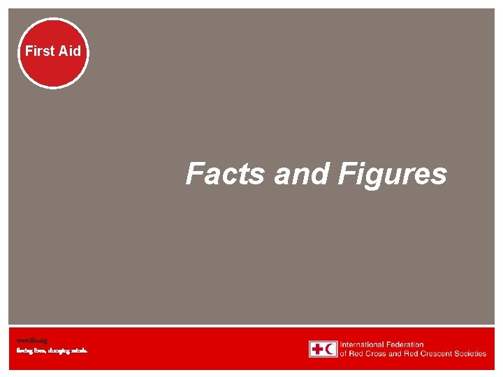 First Aid Facts and Figures www. ifrc. org Saving lives, changing minds. 