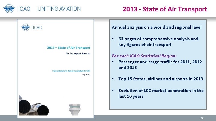 2013 - State of Air Transport Annual analysis on a world and regional level