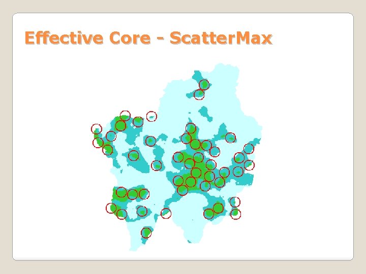 Effective Core - Scatter. Max 