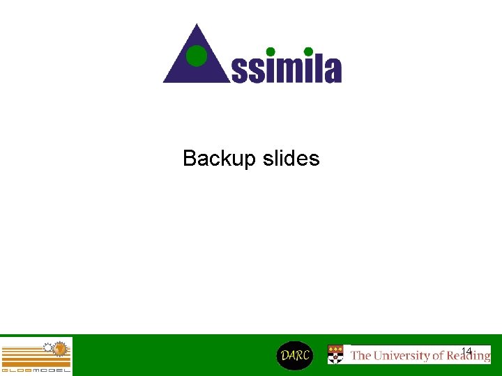 Backup slides 14 