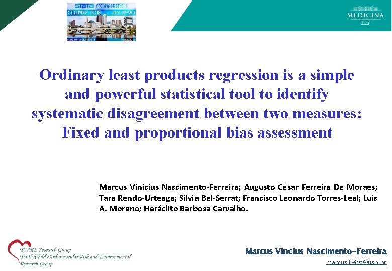 Ordinary least products regression is a simple and powerful statistical tool to identify systematic