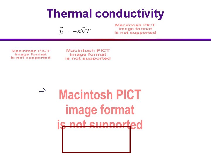 Thermal conductivity 