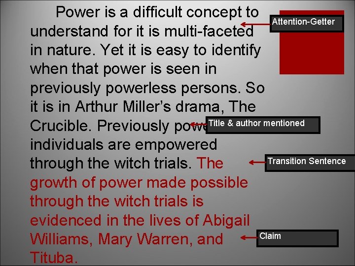 Power is a difficult concept to Attention-Getter 8 understand for it is multi-faceted in Power is a difficult concept to Attention-Getter 8 understand for it is multi-faceted in