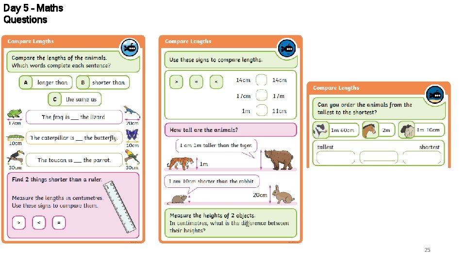 Day 5 – Maths Questions 25 