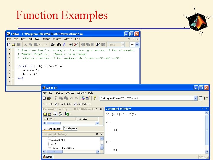 Function Examples 