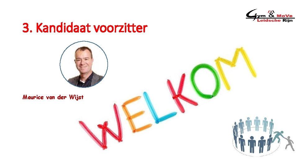 3. Kandidaat voorzitter Maurice van der Wijst 